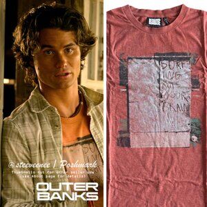 Reclaimed Vintage x Outer Banks Surfing Rots Your Brain T-Shirt Tee ASO John B
